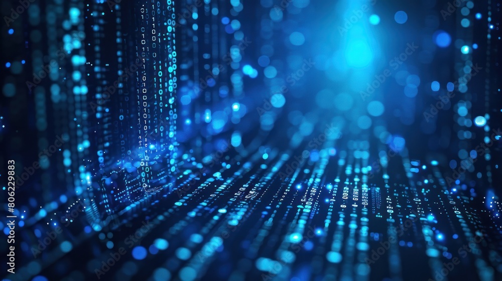 A digital visualization of a vast data network, highlighted in shades of dark and blue, representing big data flow A digital visualization of a vast data network, highlighted in shades of dark and blue, representing big data flow