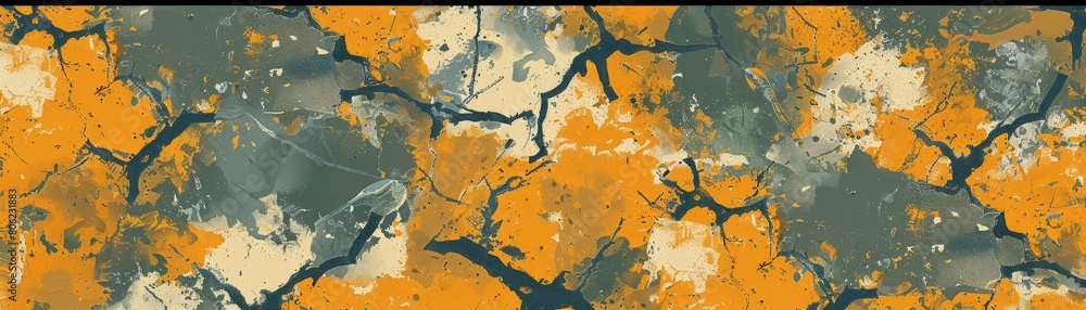 Vivid abstract image depicting a marbled texture in orange and gray hues, ideal for dynamic backgrounds. Vivid abstract image depicting a marbled texture in orange and gray hues, ideal for dynamic backgrounds.
