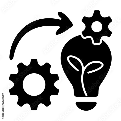 Innovation Icon Glyph