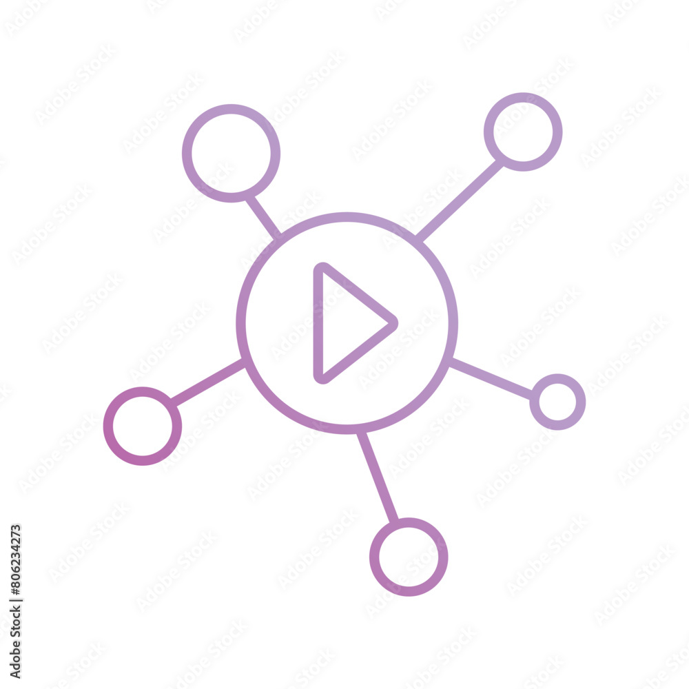 viral content icon with white background vector stock illustration viral content icon with white background vector stock illustration
