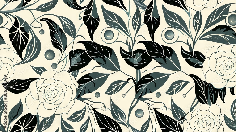 Floral pattern background Floral pattern background
