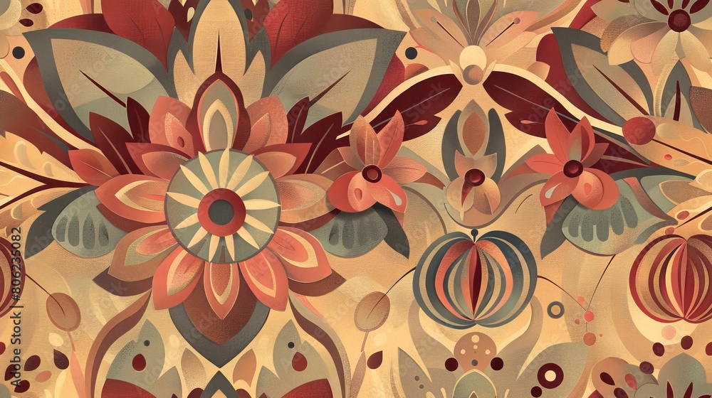 Floral pattern background Floral pattern background