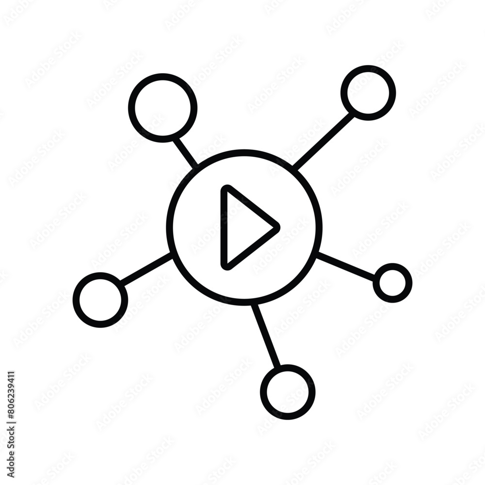 viral content icon with white background vector stock illustration viral content icon with white background vector stock illustration
