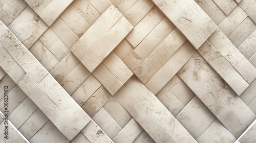 Elegant Beige Textured Herringbone Pattern Background photo