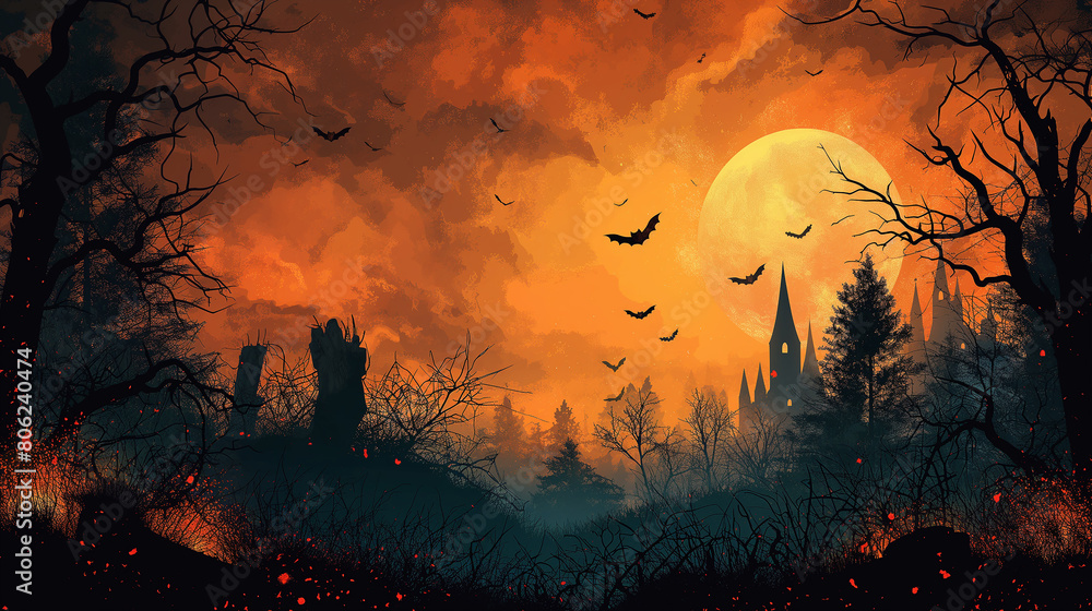 halloween pumpkin in the night halloween pumpkin in the night
