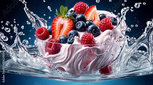 yogurt with berries ©  Riley