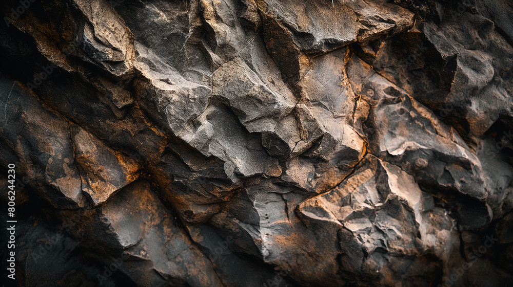 Textured Rock Formation Close-up