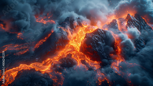 lava volcano