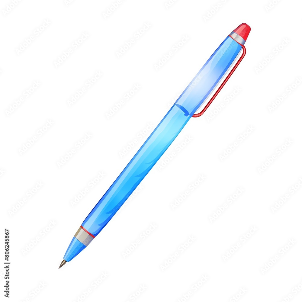 A watercolor of Pen clipart, isolated on white background A watercolor of Pen clipart, isolated on white background