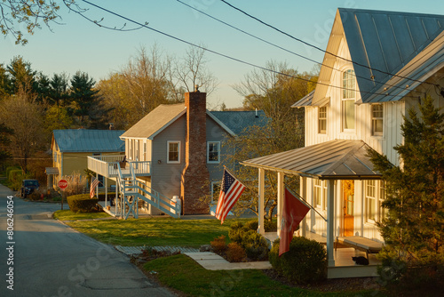 Houses in Rhinecliff, New York