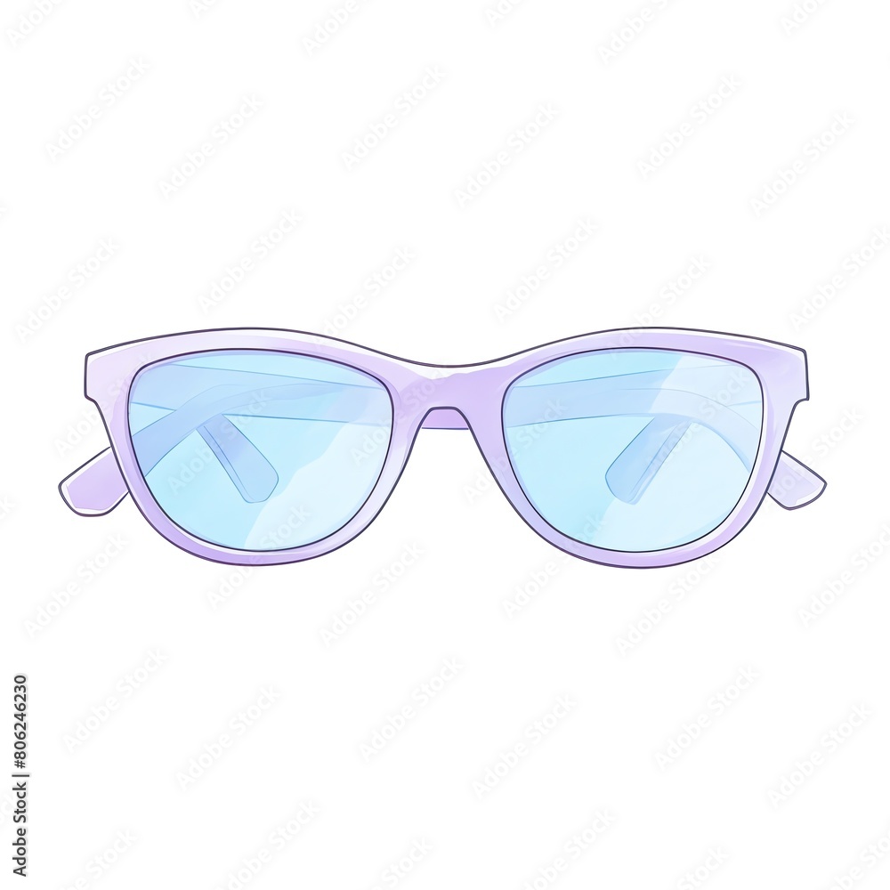 A watercolor of  Sunglasses clipart, isolated on white background