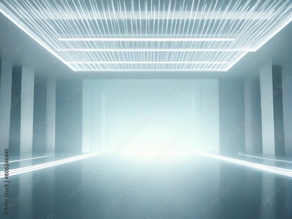 Obraz premium empty white room