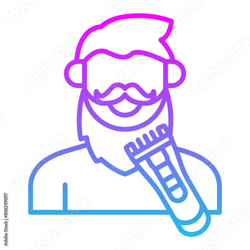 Beard trimming Icon