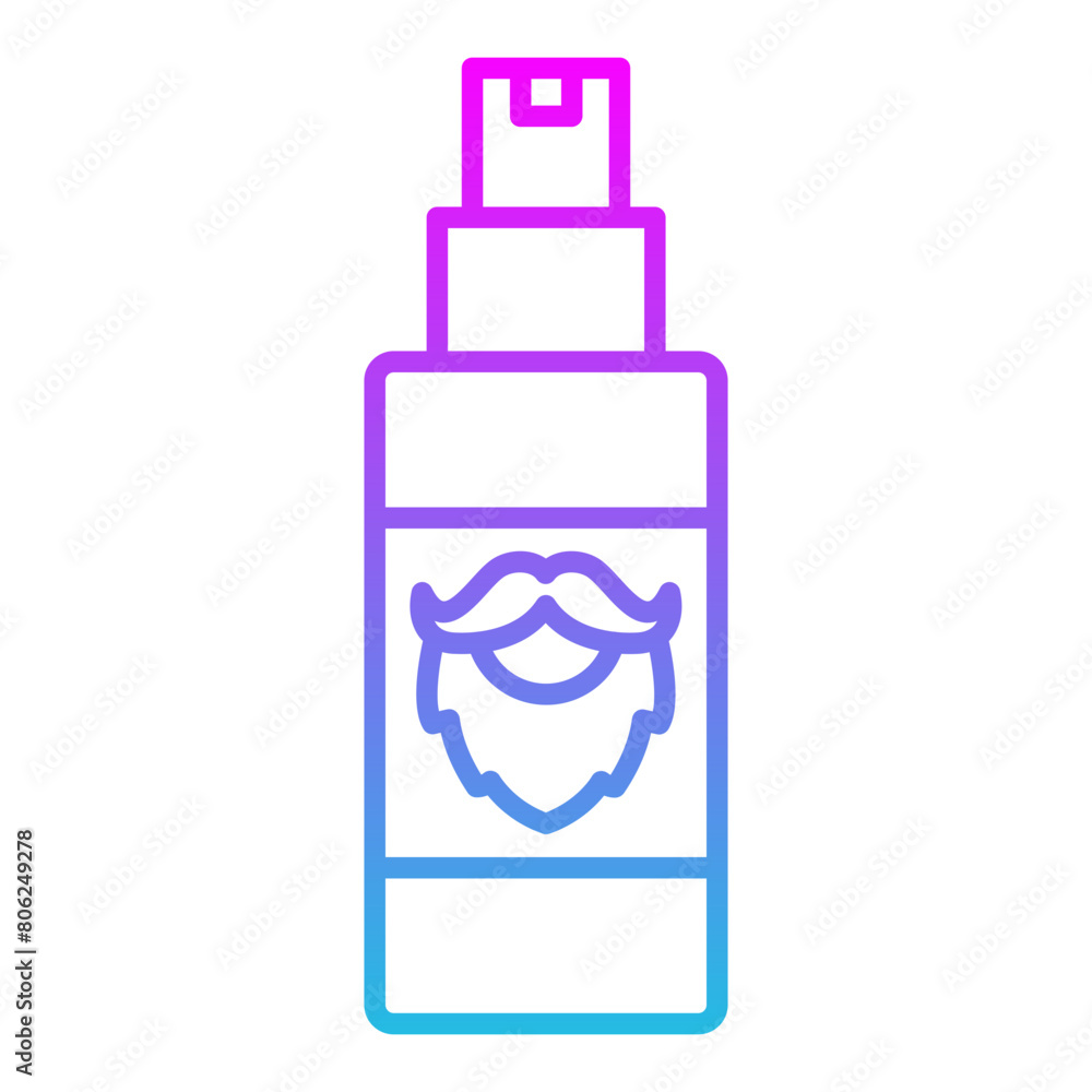 Fototapeta premium Beard oil Icon
