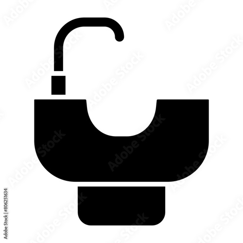 Hair wash sink Icon