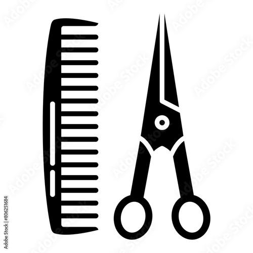 Hair cut Icon