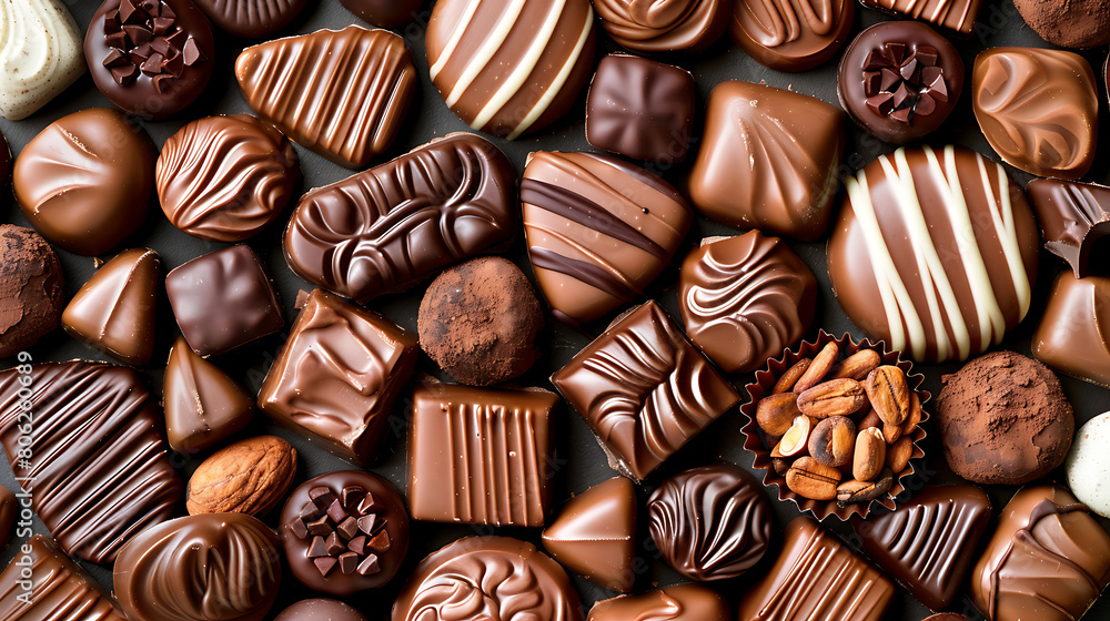 Chocolate Background For World Chocolate Day, Generative AI Chocolate Background For World Chocolate Day, Generative AI