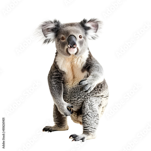 koala bear isolated on transparent background