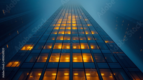 skyscraper tall building window