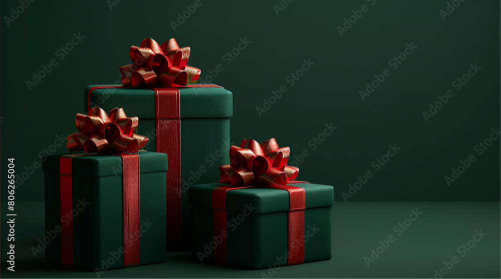 Obraz premium Christmas Gift boxes