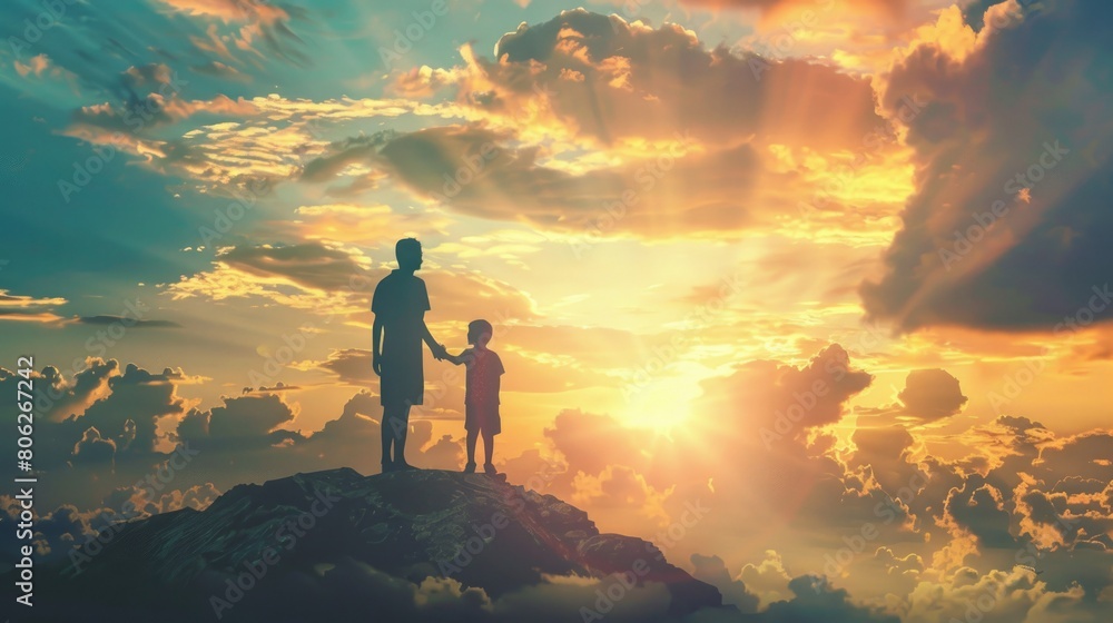 Obraz premium Uplifting visuals of mentorship: mentors guiding youth, imparting wisdom, nurturing dreams, each interaction a step towards a brighter future.