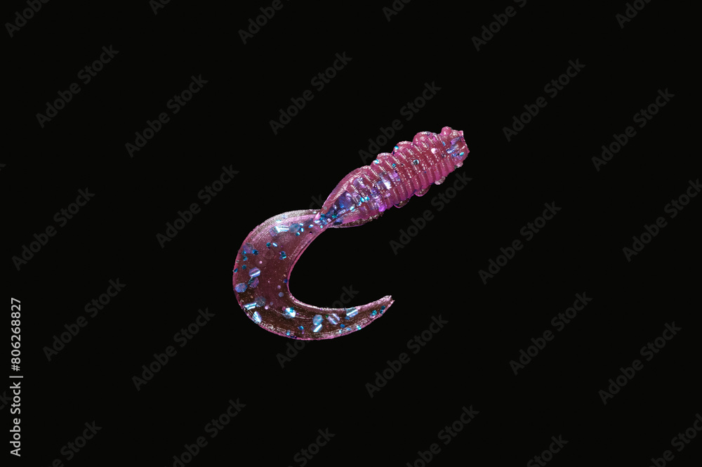 silicone fishing lures. fishing by spinning