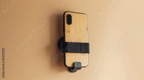 smartphone stand on the wall