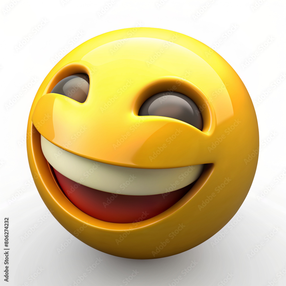 Fototapeta premium 3d smiley face