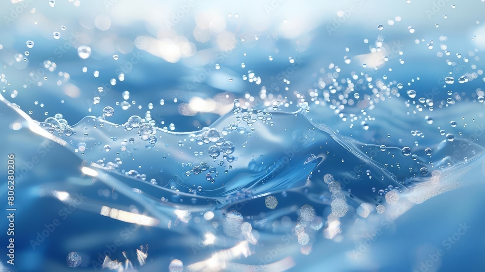 The clear water is weightless The clear water is weightless