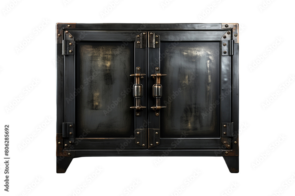 Metal Cupboard isolated on transparent background. Metal Cupboard isolated on transparent background.