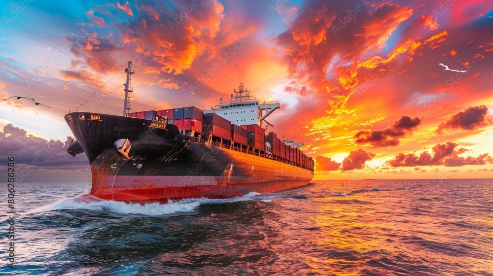Fototapeta premium Efficient supply chain management. streamlined inventory and swift lead time optimization