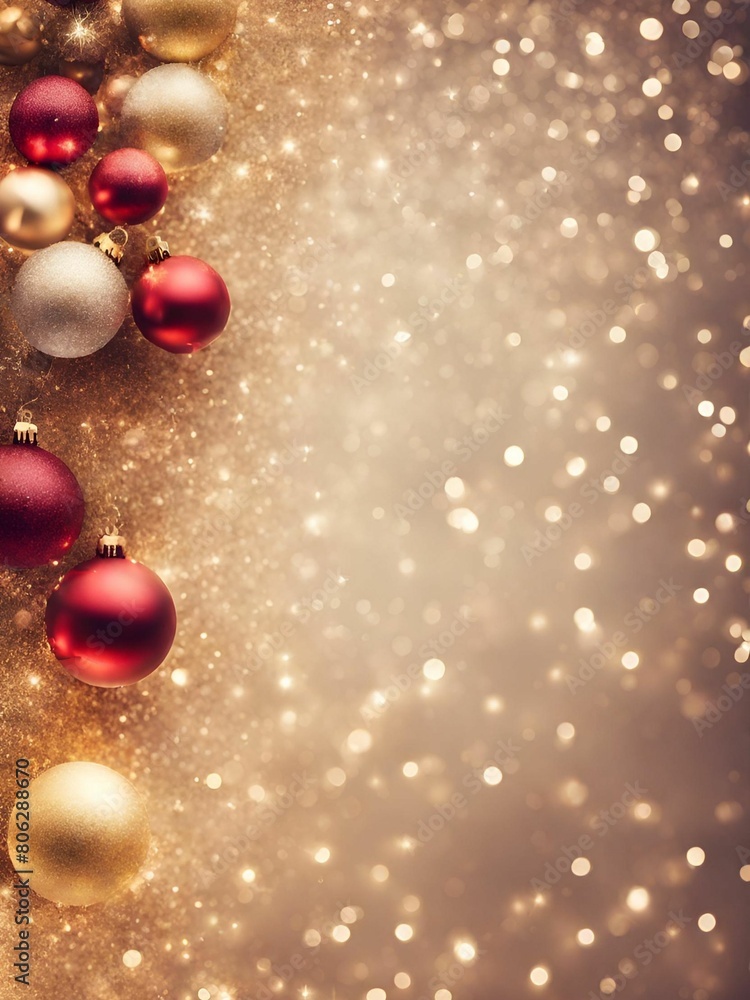 christmas background with balls and snowflakes christmas background with balls and snowflakes