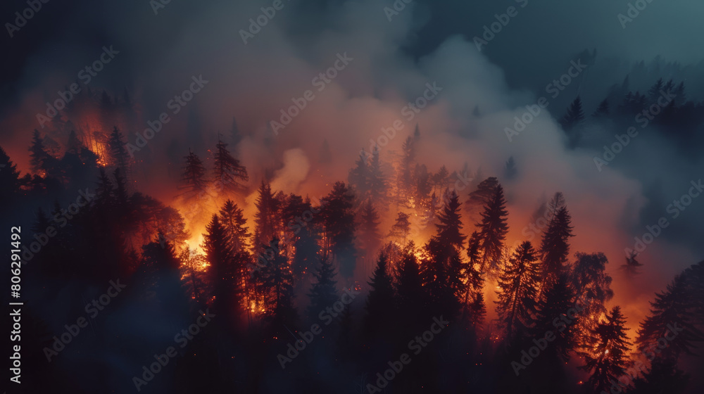 forest on fire forest on fire
