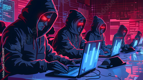 Ethical Hackers Diligently Safeguarding Digital Systems and Data photo