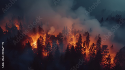 forest on fire © robertchouraqui