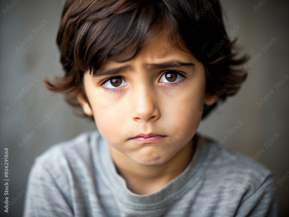 The cute boy is sad and worried. Catalogue of emotions. Intense melancholy, dissatisfaction and anxiety.
The cute boy is sad and worried. Catalogue of emotions. Intense melancholy, dissatisfaction and anxiety.