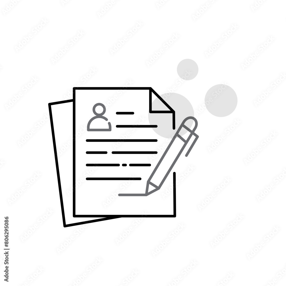 Written Task Content Creation Vector Icon Design Written Task Content Creation Vector Icon Design
