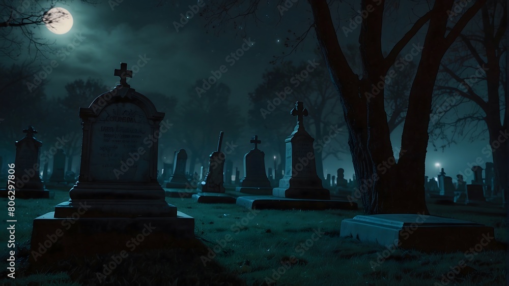A scary and creepy moonlit graveyard.
A scary and creepy moonlit cemetery. A scary and creepy moonlit graveyard.
A scary and creepy moonlit cemetery.