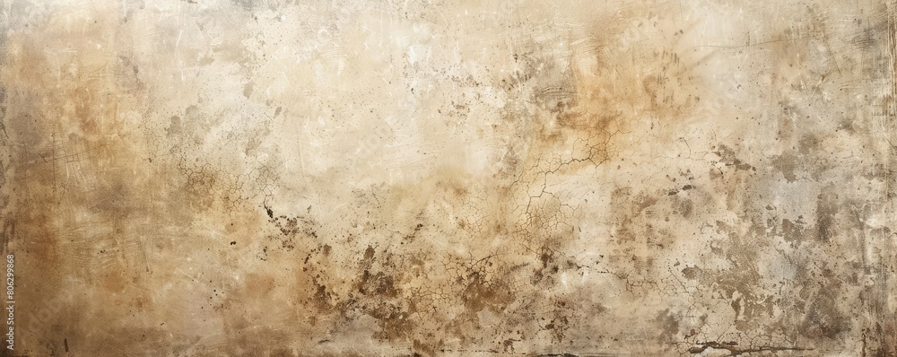 a large, flat beige background with subtle grunge and texture