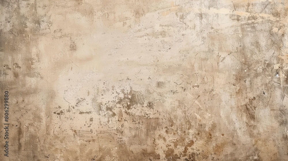 a large, flat beige background with subtle grunge and texture