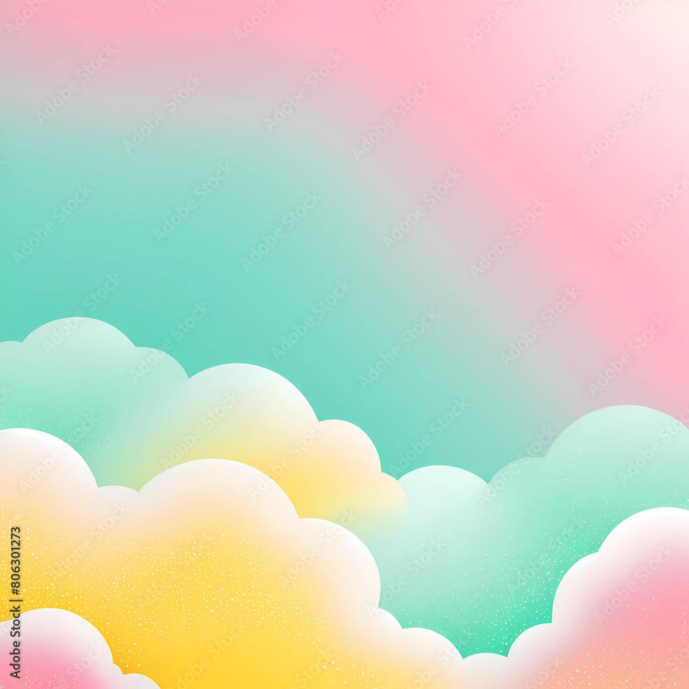 Pink, yellow, and mint color gradation background texture Pink, yellow, and mint color gradation background texture