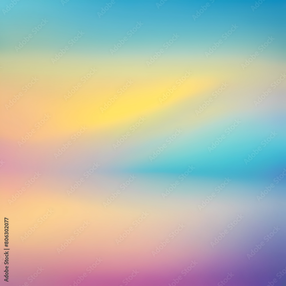 Pink, yellow, and blue gradation background texture