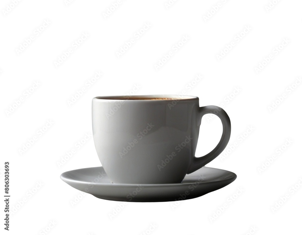 Realistic coffee cup with white background Realistic coffee cup with white background