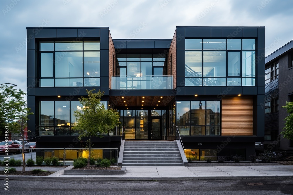 An Architectural Fusion of Business and Home: An Insurance Agency in a Residential Area An Architectural Fusion of Business and Home: An Insurance Agency in a Residential Area