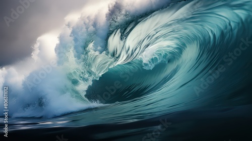 Surfing ocean wave shocking © Ali