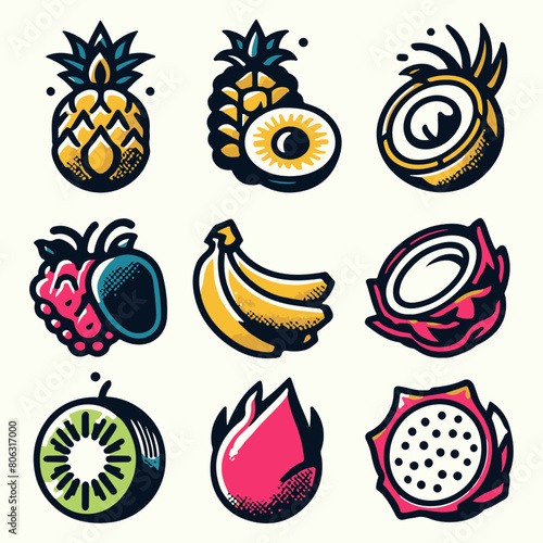 Fresh Picks: Vibrant Fruit Vector Design Elements for Juicy Creative Projects