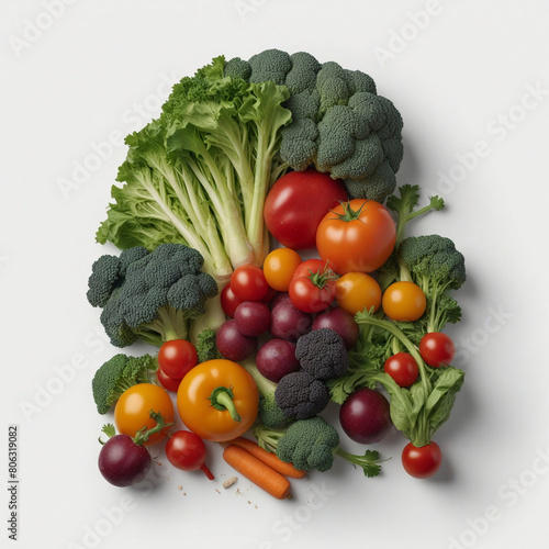 vegetables without background