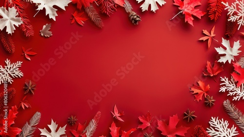 Canada Day. Background banner for advertising, etc