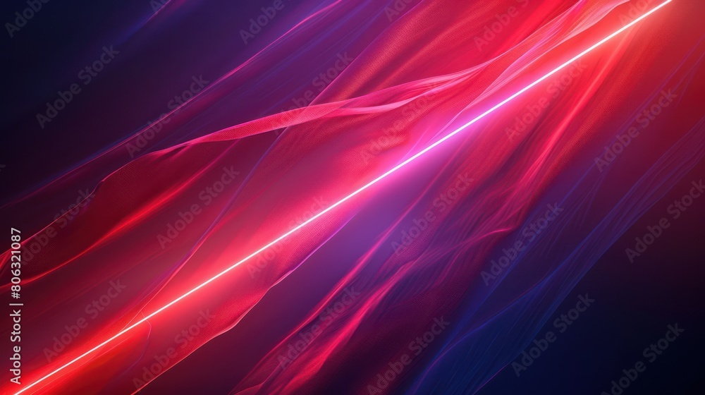 Neon wave effect. Abstraction for graphics design Neon wave effect. Abstraction for graphics design