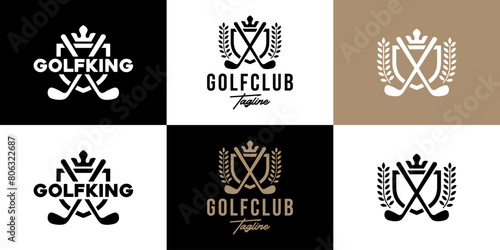Vector design template of golf logo.
Sports, clubs, championships. Icon symbols EPS 10 photo